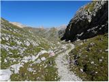 Rifugio Pederü - Sasso delle Dieci / Zehnerspitze